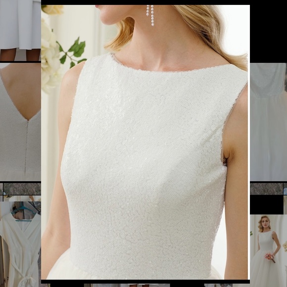 Tea length wedding dress - Picture 3 of 4